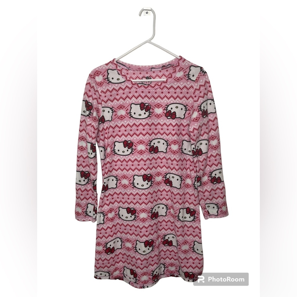Girl’s Pink Hello Kitty Night Gown